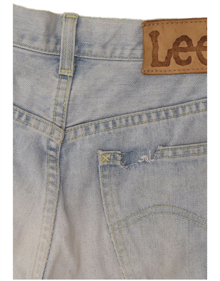 Lee Herren Straight Jeans W32 L32 Blaue Baumwolle