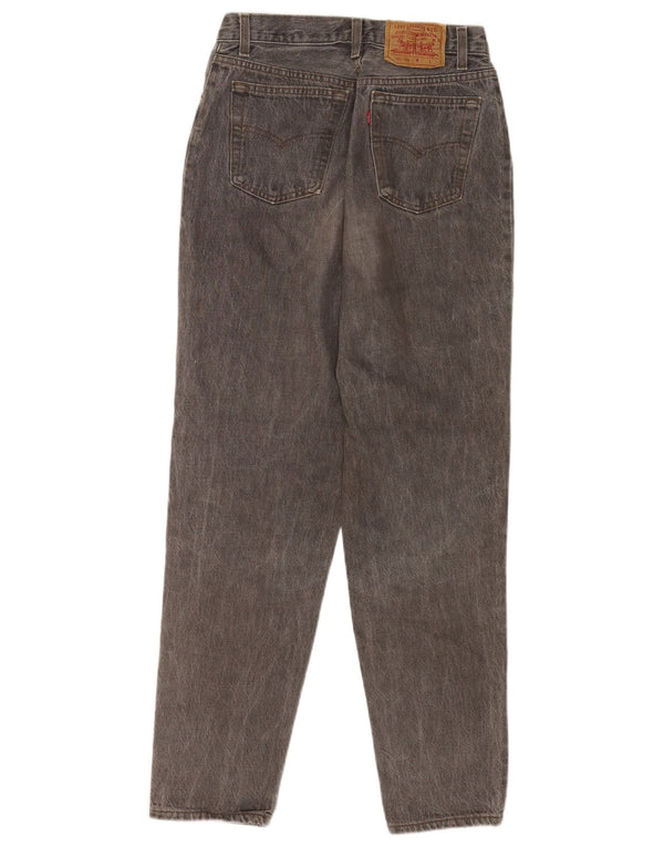 Levi's Mädchen-Jeans mit hoher Taille und schmal zulaufendem Bein, 10–11 Jahre, W27 L29, graue Baumwolle