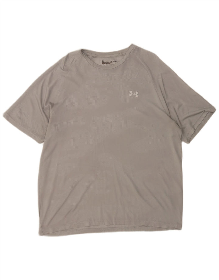 Under Armour Herren XL Graues Camouflage-Polyester