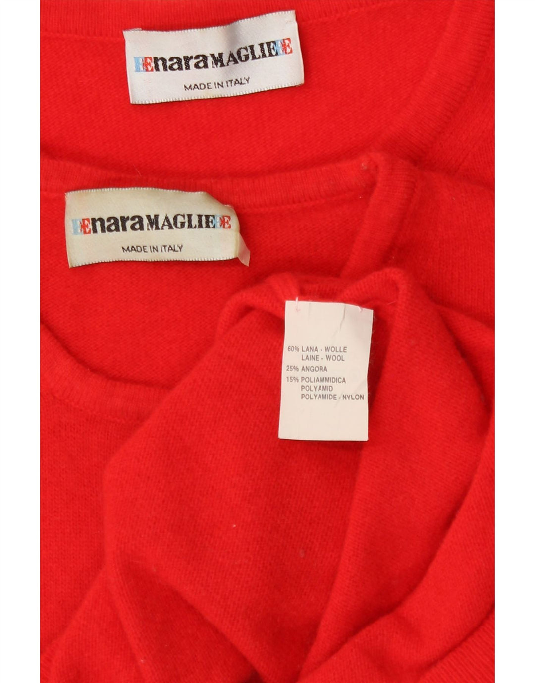 Enara Maglie Damen 2-teiliges Set UK 14 Mittelrote Wolle