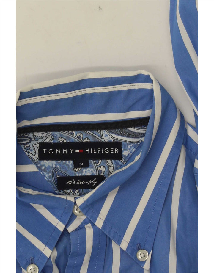 Tommy Hilfiger Herrenhemd Mittelblauer Nadelstreifen