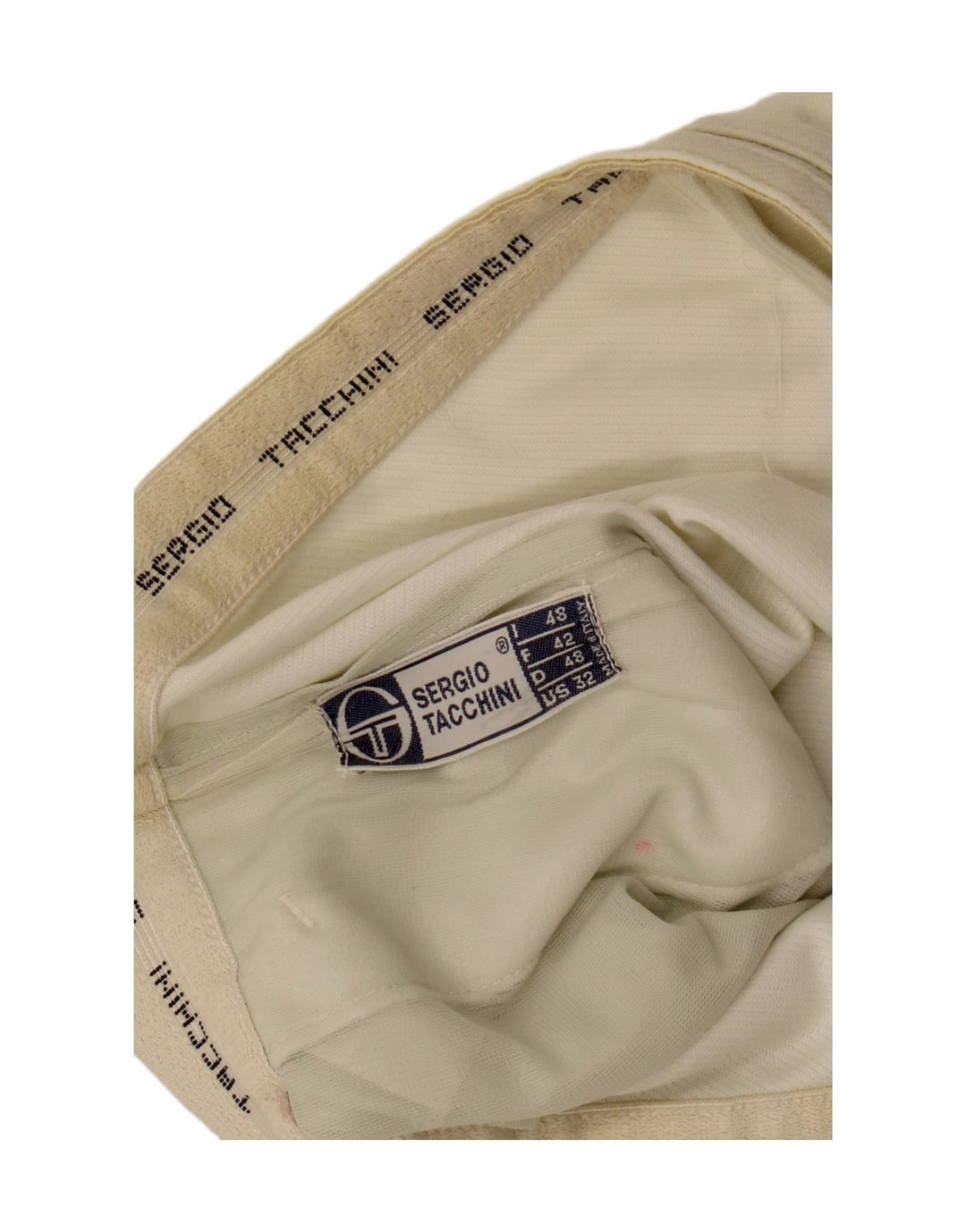 SERGIO TACCHINI Herren-Freizeitshorts IT 48 Medium W30 Off White