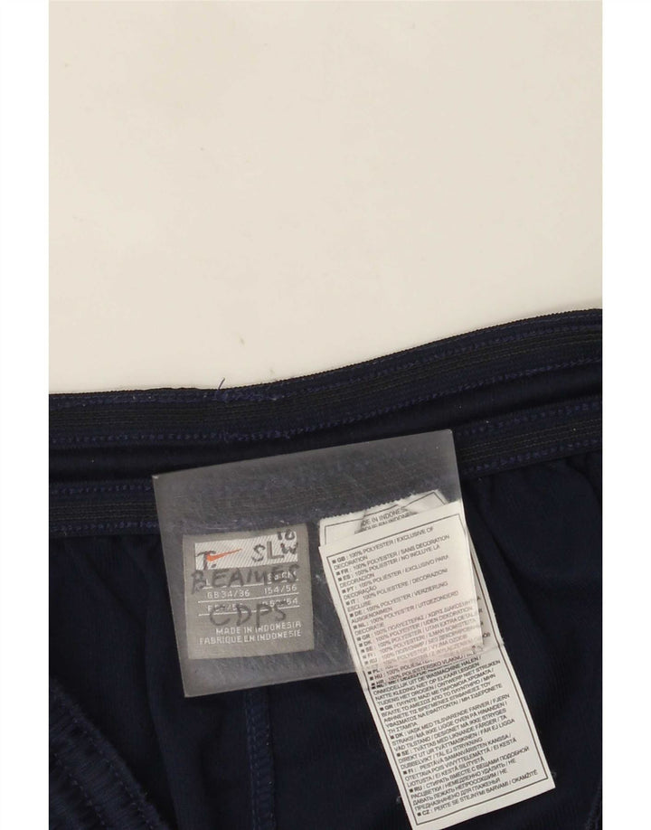 Nike Herren-Sportshorts, groß, marineblau, gestreift, Polyester