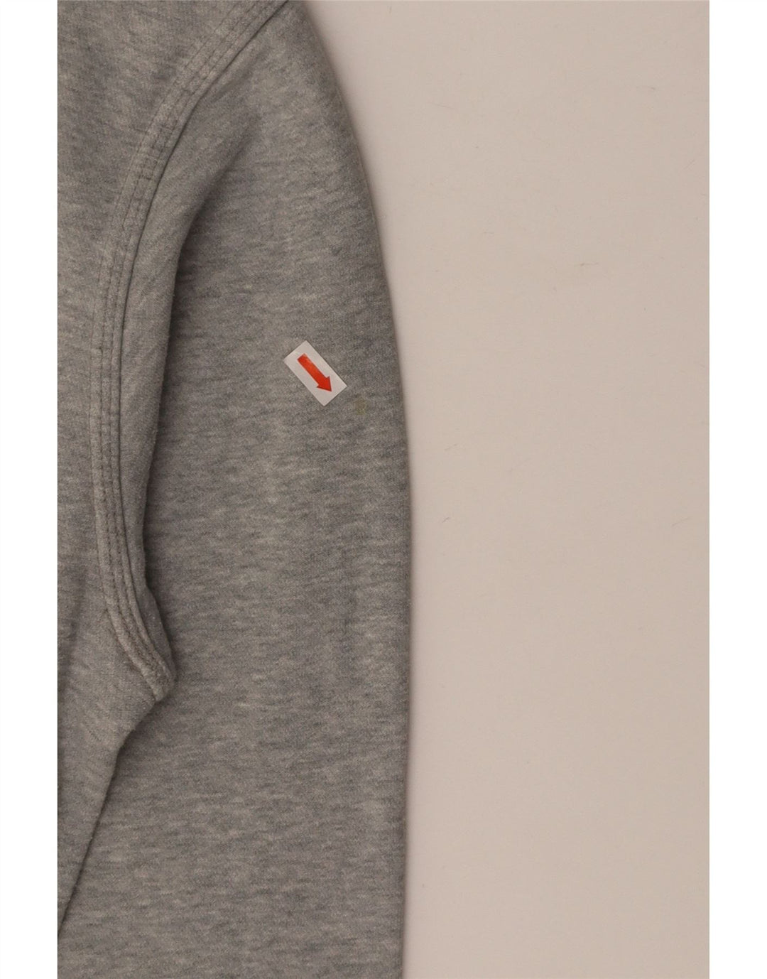 NIKE Mens Hoodie Jumper Small Grey Cotton