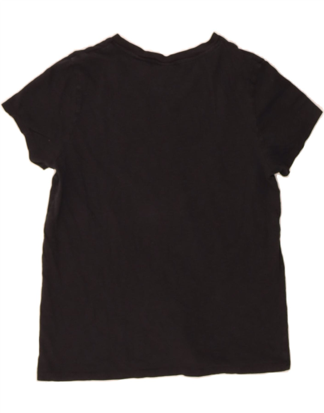 LEVI'S Womens T-Shirt Top UK 12 Medium Black Cotton Vintage Levi's and Second-Hand Levi's from Messina Hembry 