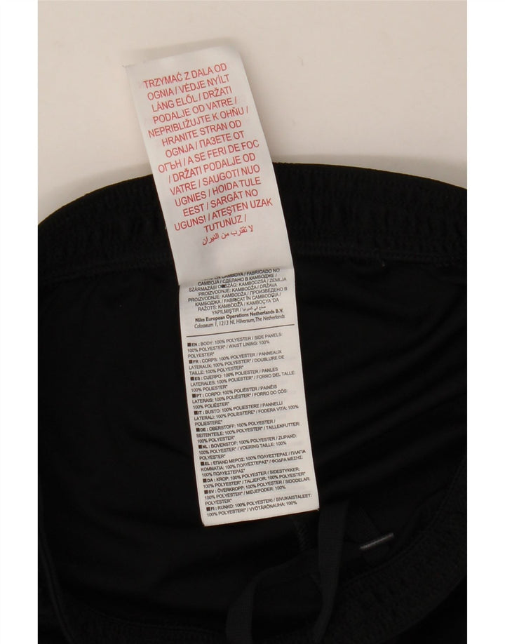 Nike Dri Fit Sportshorts für Jungen, 10–11 Jahre, mittelgroß, schwarzes Polyester