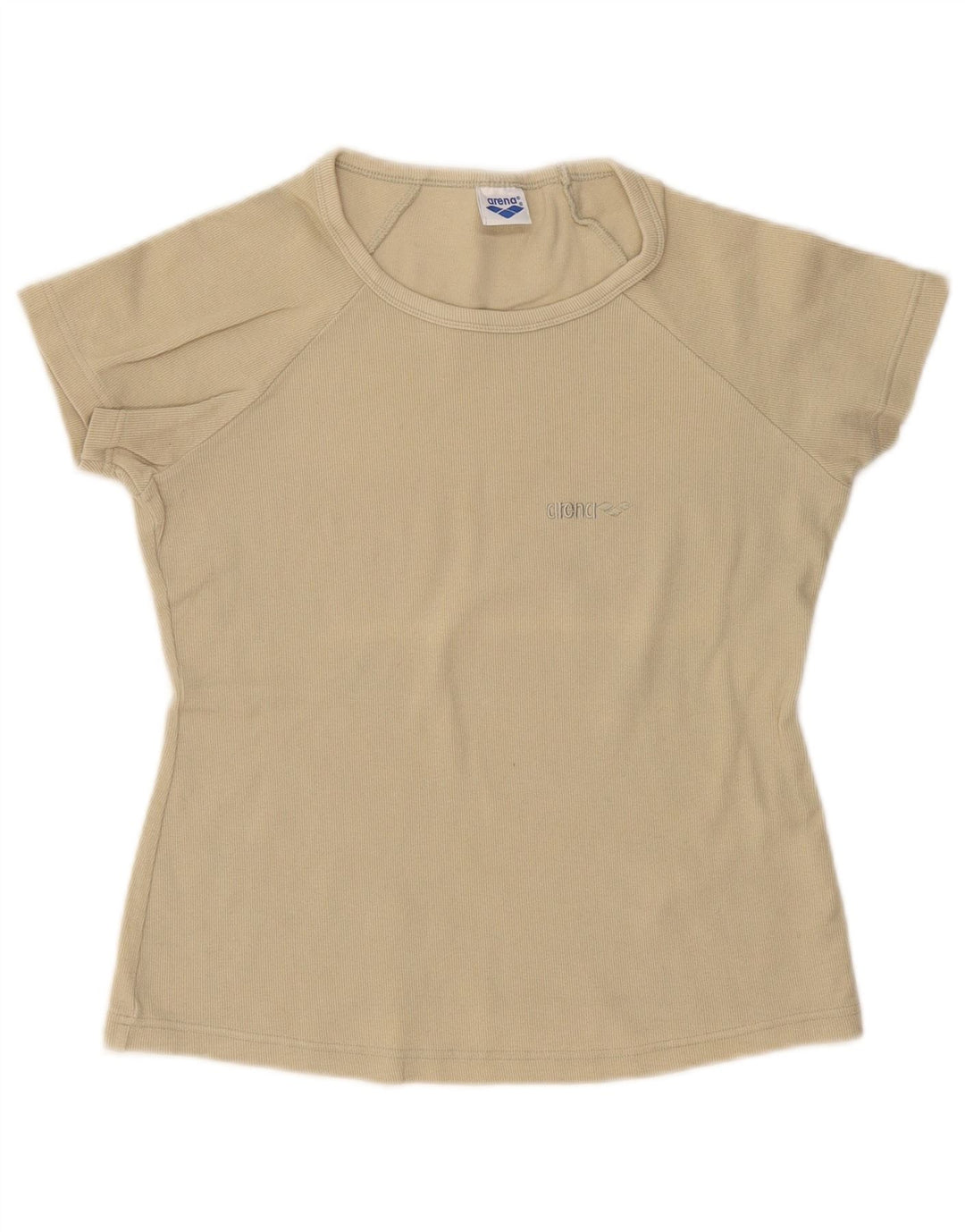 Arena Damen T-Shirt Top EU 34 XS Beige Baumwolle