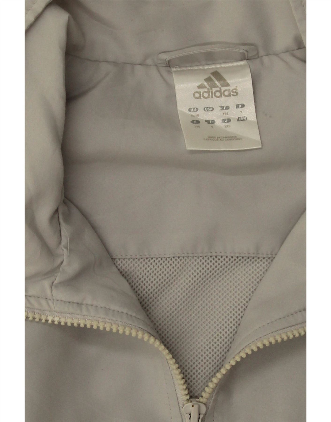 Adidas Herren Trainingsanzug Top Jacke UK 46/48 XL Grau Polyester