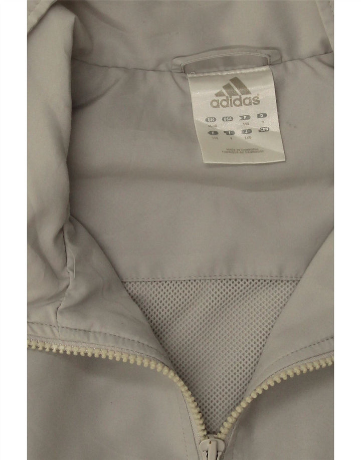 Adidas Herren Trainingsanzug Top Jacke UK 46/48 XL Grau Polyester