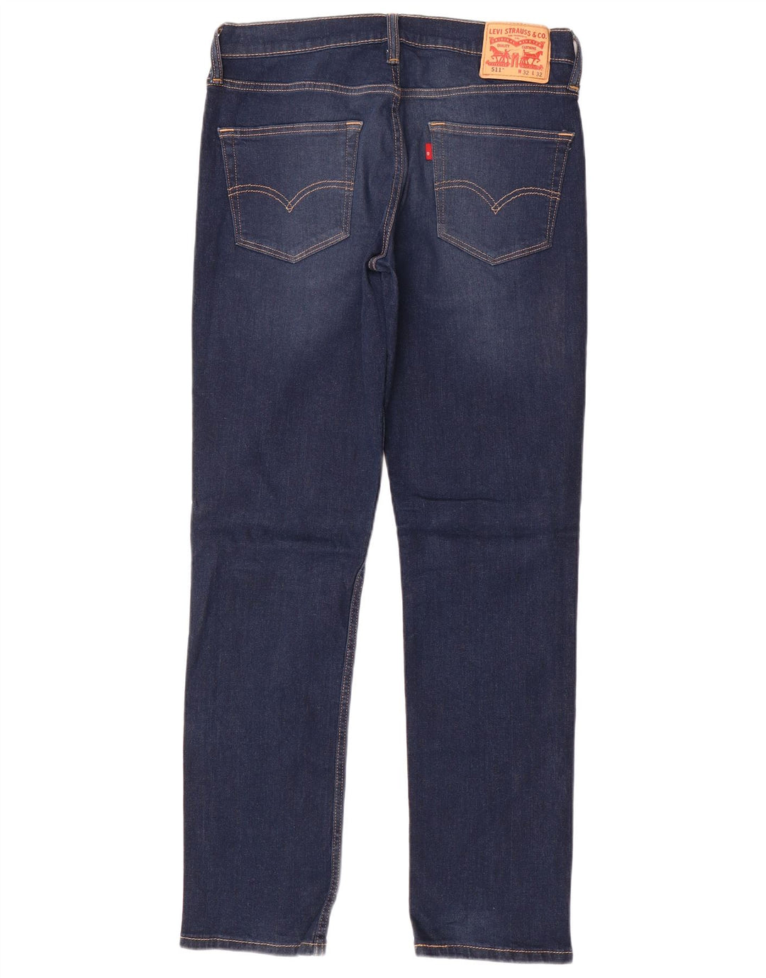 LEVI'S Herren 511 Slim Jeans W32 L32 Marineblau Baumwolle