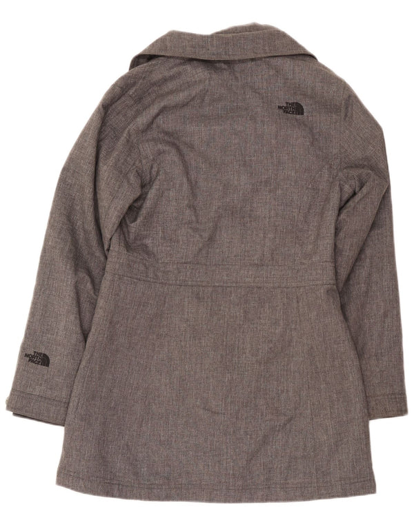 The North Face Damen-Zweireihermantel UK 10 Small Grau Polyester