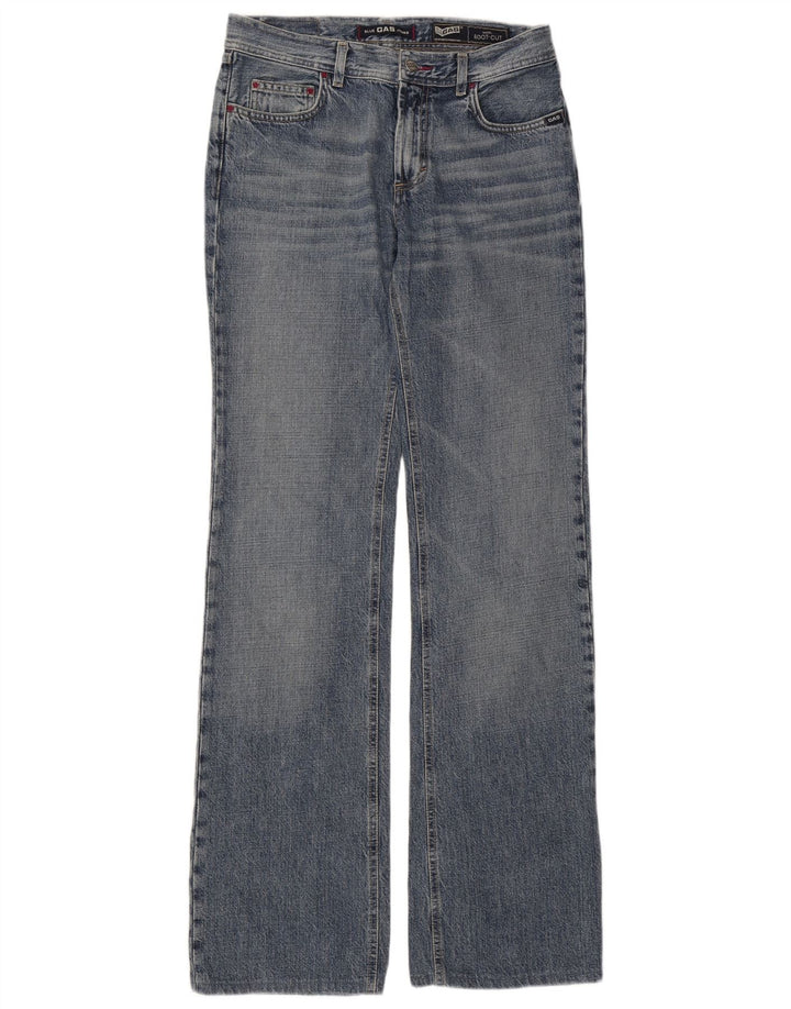 Gas Damen Bootcut Jeans W29 L34 Blaue Baumwolle