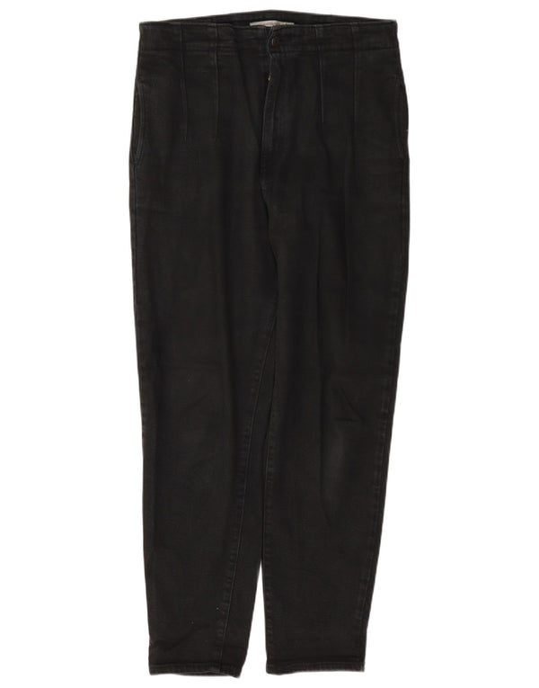 Levi's Damen High Waist Pegged Tapered Jeans W28 L27 Schwarze Baumwolle