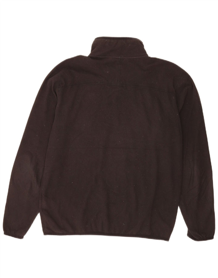 The North Face Herren-Fleecepullover mit Reißverschluss am Hals, Mittelschwarzes Polyester