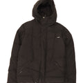 WED ZE Mens Hooded Padded Jacket UK 36 Small Black Polyester Vintage Wed Ze and Second-Hand Wed Ze from Messina Hembry 