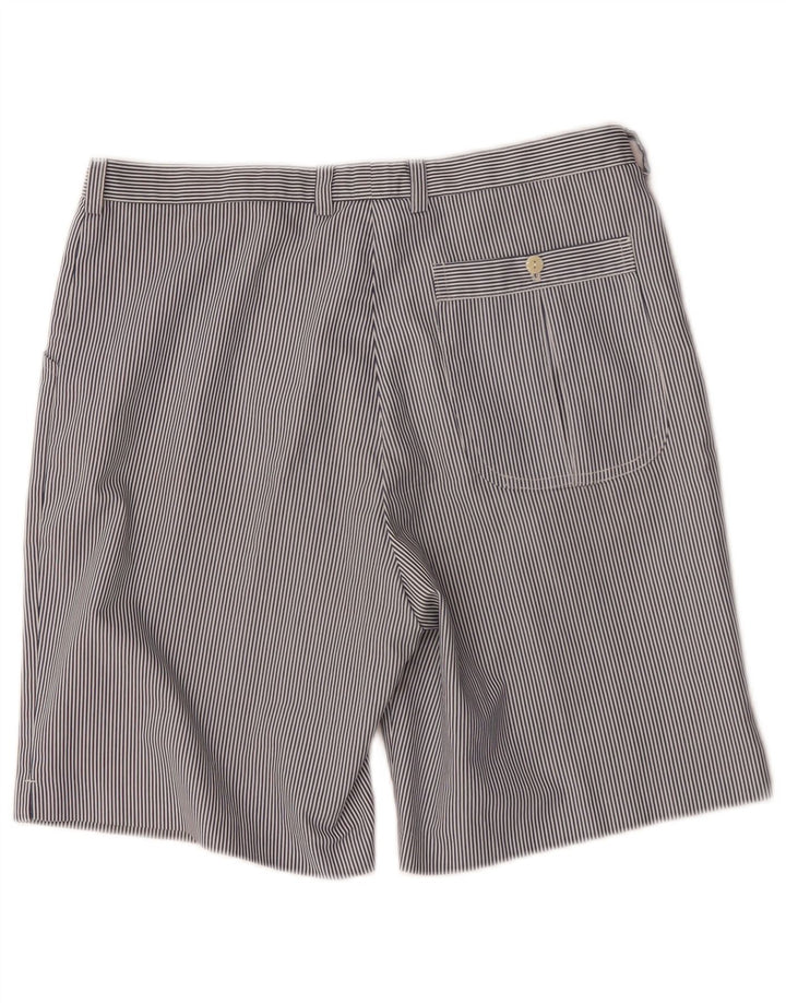 Fila Damen Freizeitshorts W32 Große blaue Nadelstreifen