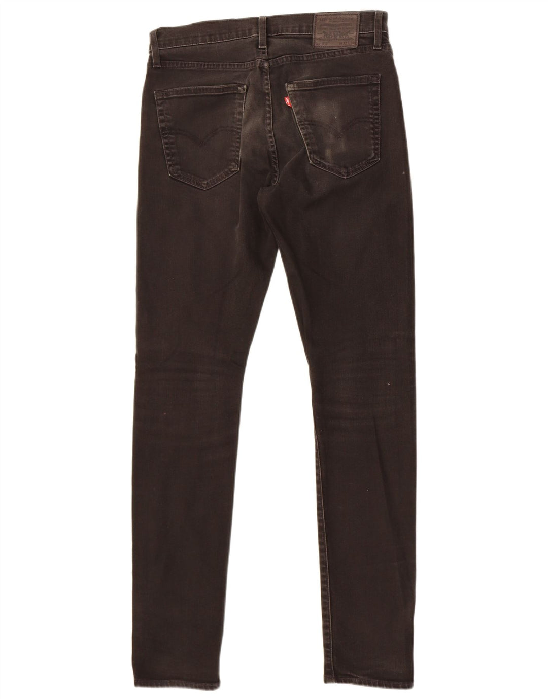 Levi's Herren 511 Slim Tapered Jeans W32 L34 Schwarze Baumwolle