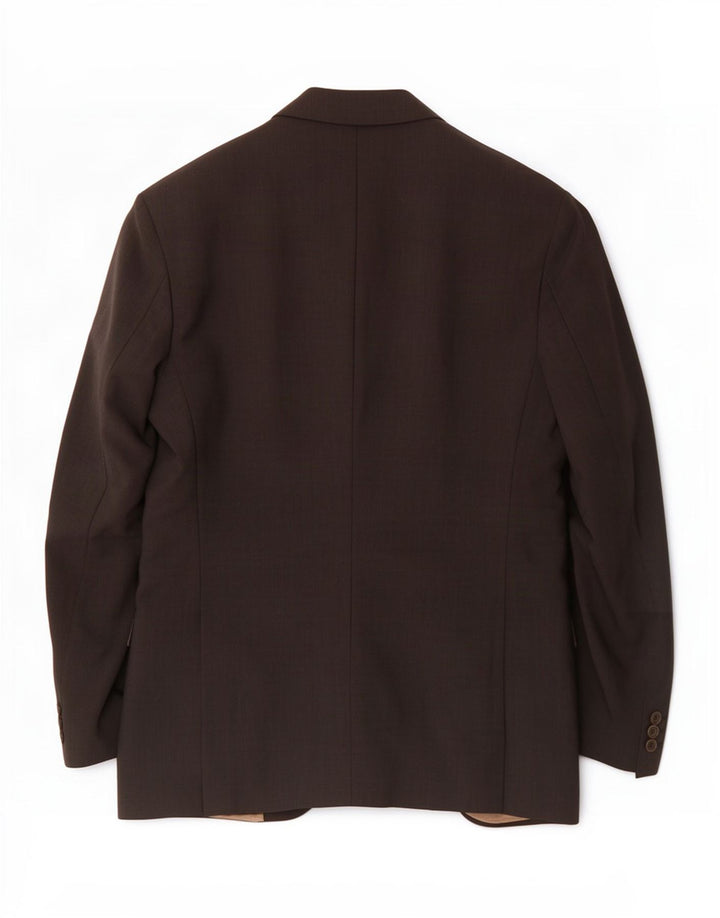 Marks & Spencer Herren-Blazer mit 2 Knöpfen, UK 40, mittelgraue Schurwolle
