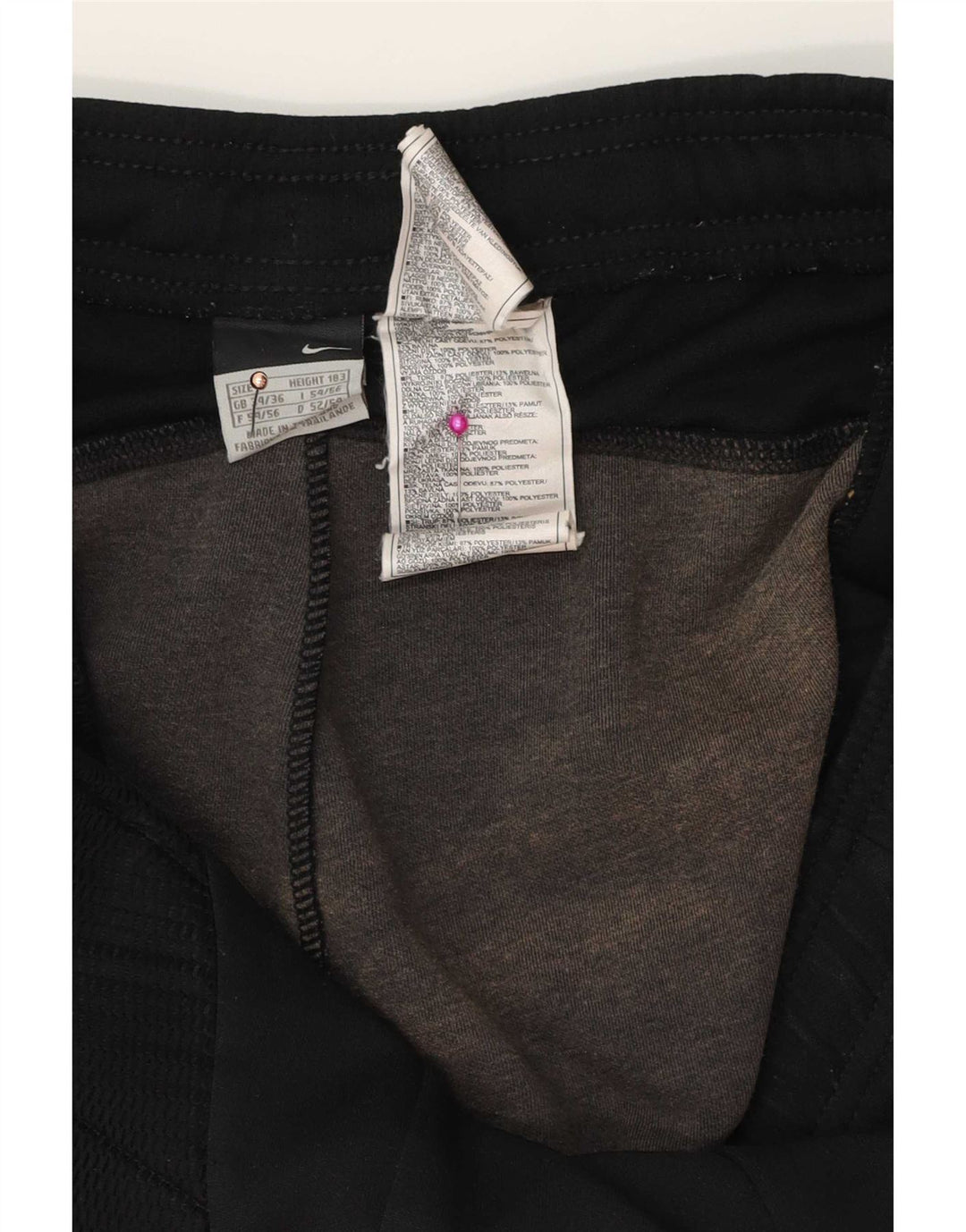Nike Herren-Sportshorts, groß, aus schwarzem Polyester