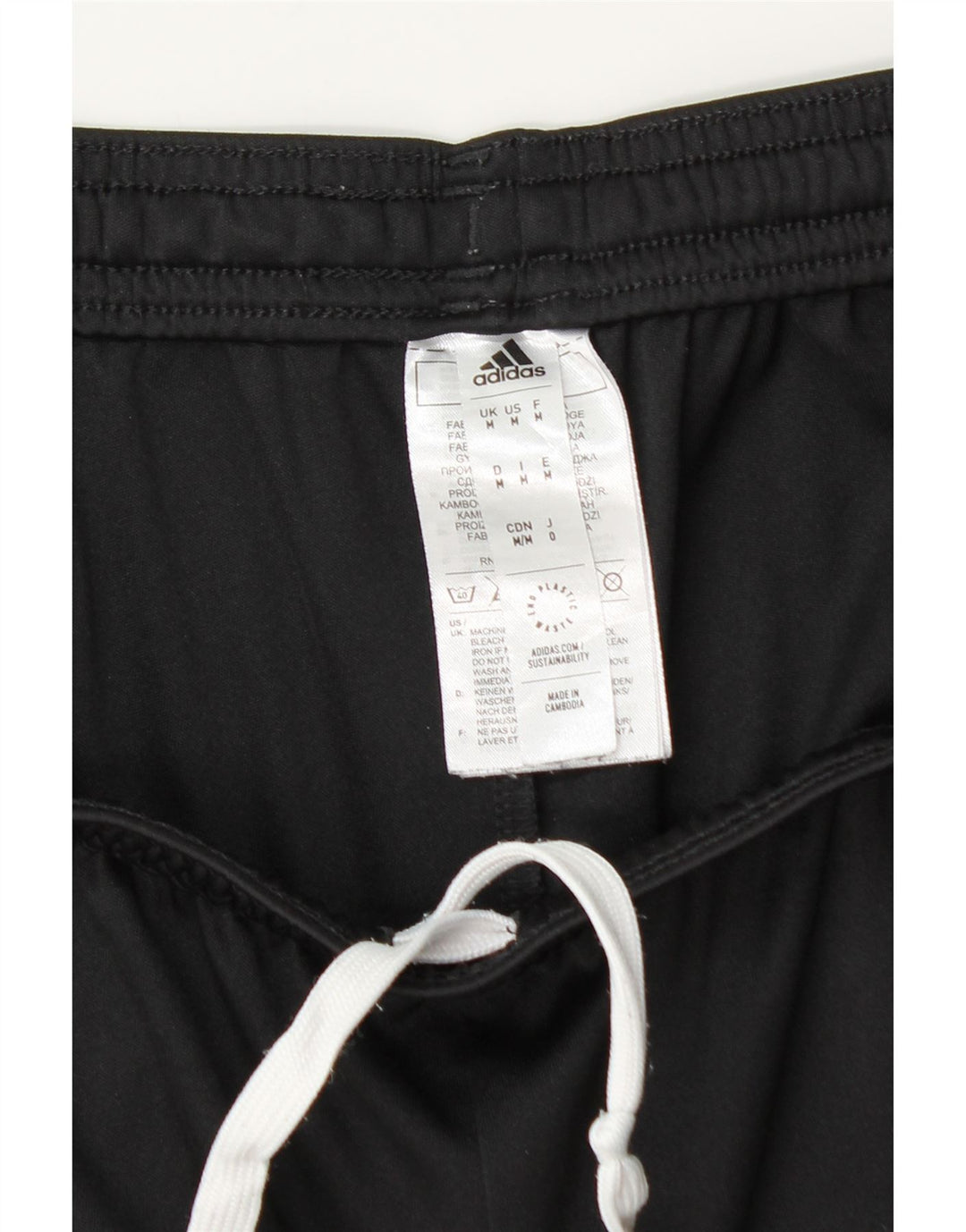 ADIDAS Herren Sportshorts Medium Schwarz Polyester