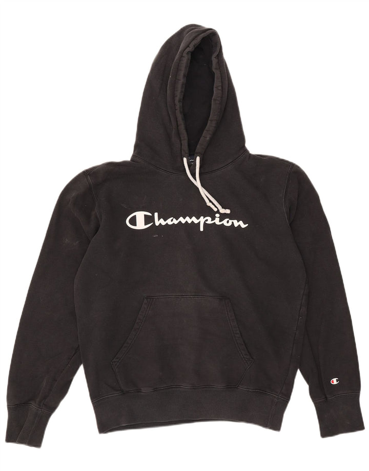 Champion Herren-Kapuzenpullover mit Grafik, mittelschwarz, Baumwolle