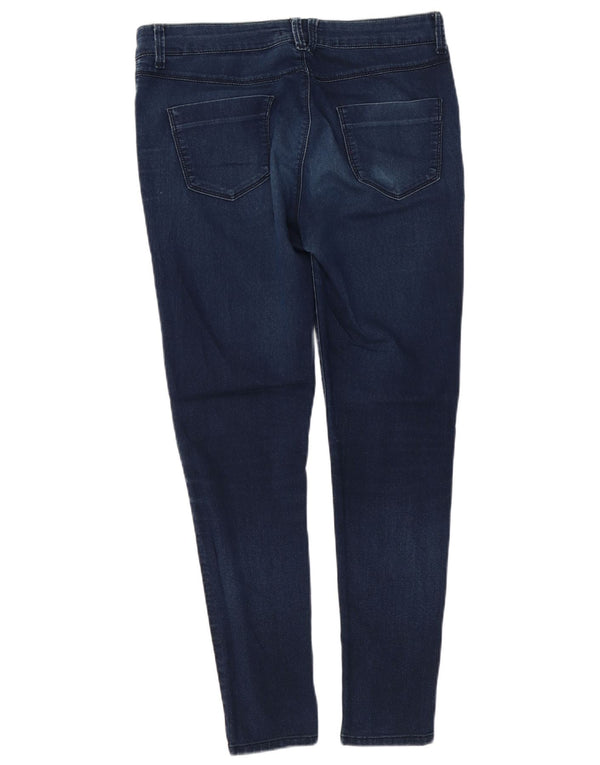 Marks & Spencer Damen Jegging-Jeans UK 14 Medium W32 L28 Marineblaue Baumwolle
