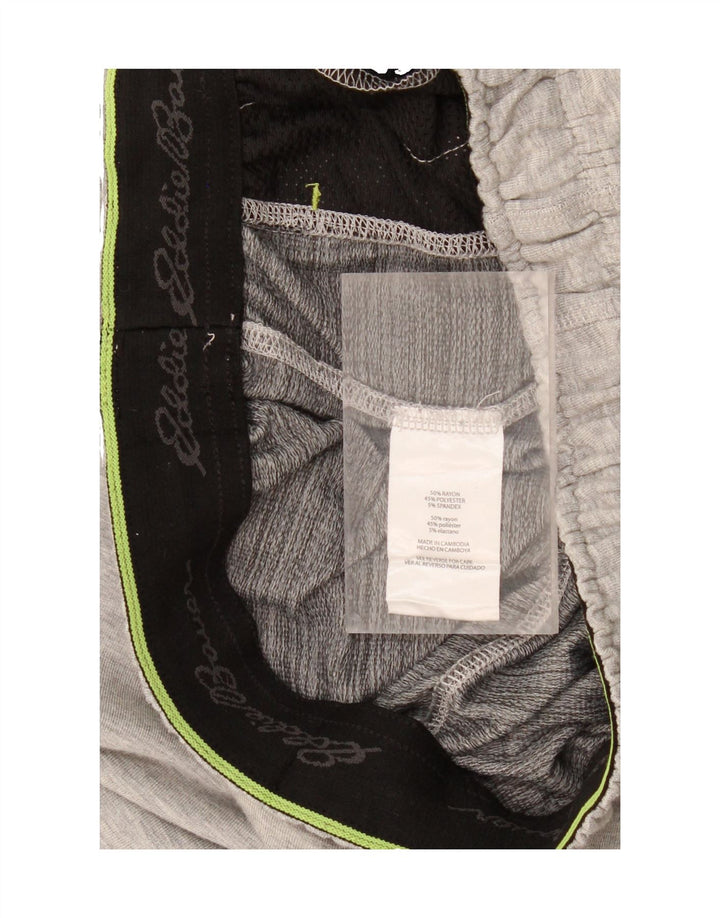 EDDIE BAUER Mens Tracksuit Trousers Joggers Medium  Grey Rayon Vintage Eddie Bauer and Second-Hand Eddie Bauer from Messina Hembry 