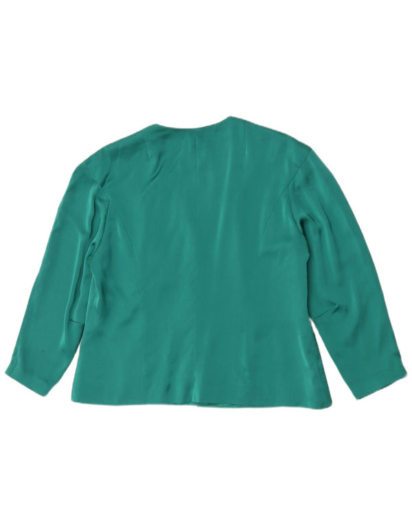 Yvette Damen 3/4-Ärmel-Hemdbluse EU 44 XL Grün