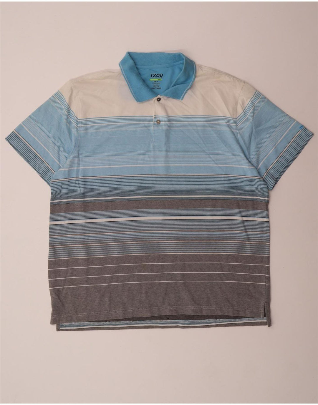 Izod Herren Golf-Poloshirt 2XL, mehrfarbig, gestreift, Baumwolle