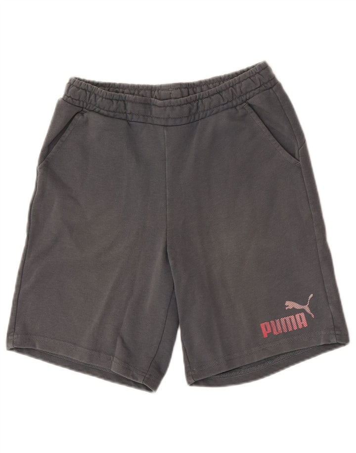 Puma Jungen Graphic Sport Shorts 11-12 Jahre Grau