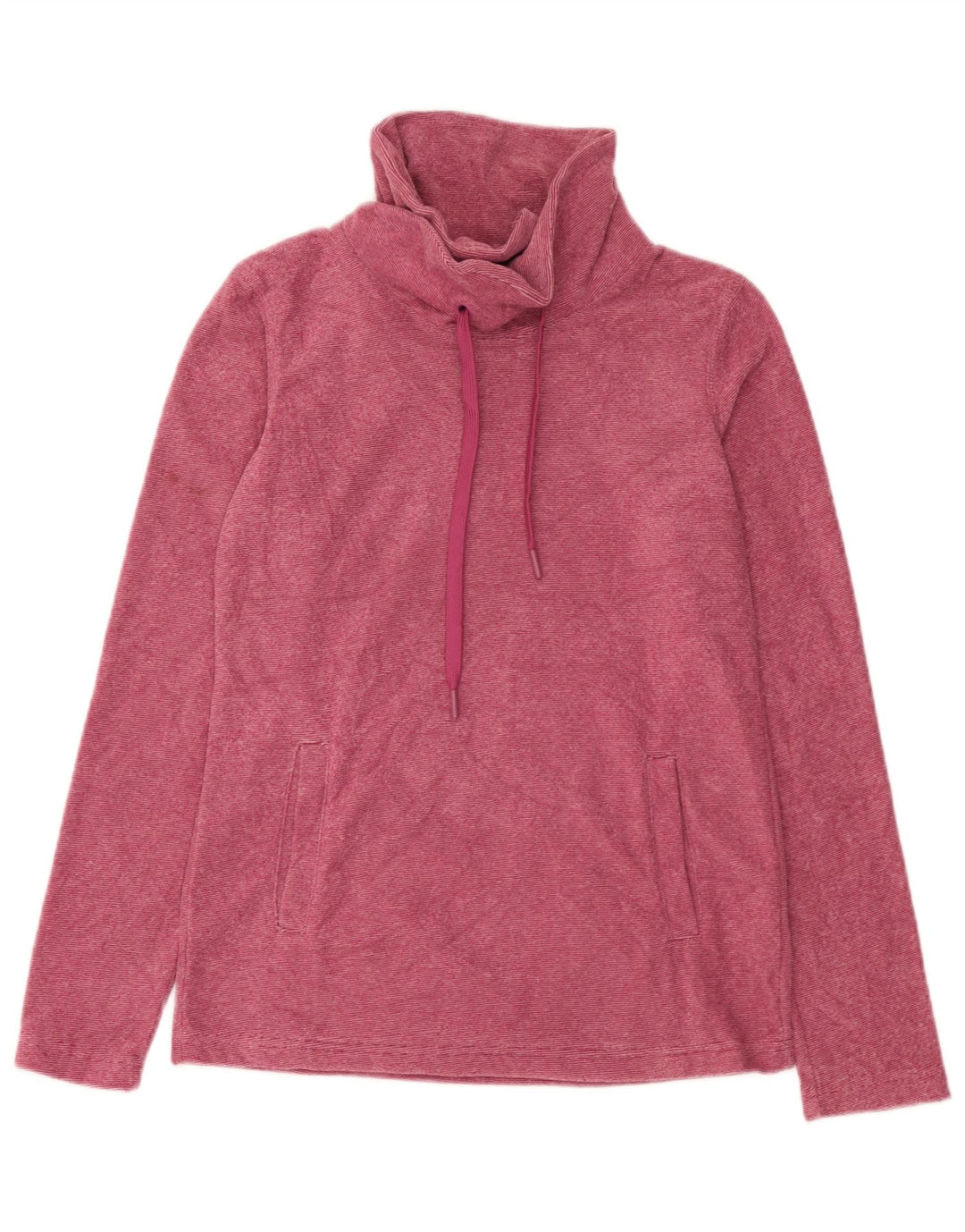 Mountain Warehouse Fleece-Pullover für Damen, UK 8, Größe S, Rosa, Nadelstreifen, Polyester