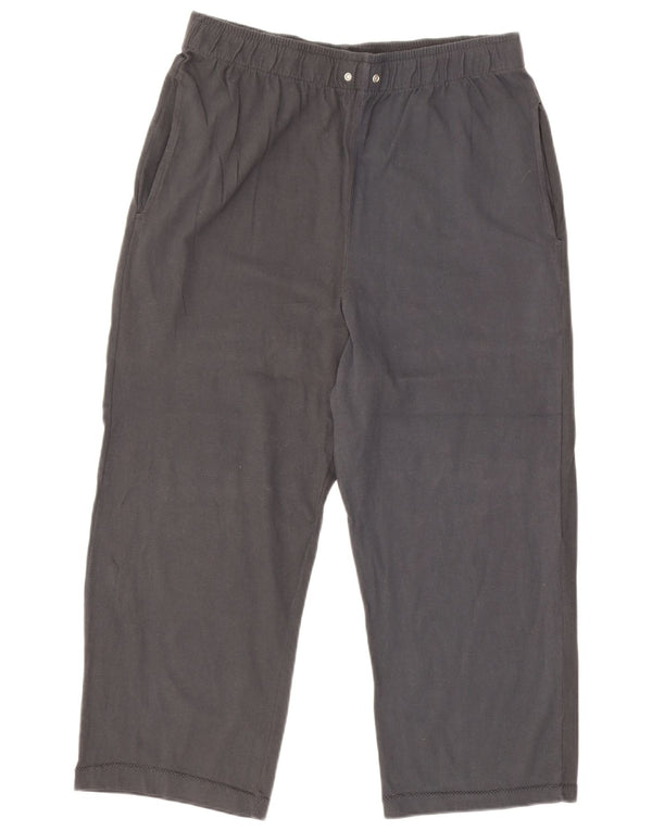 Champion Damen Capri-Trainingshose XL, graue Baumwolle