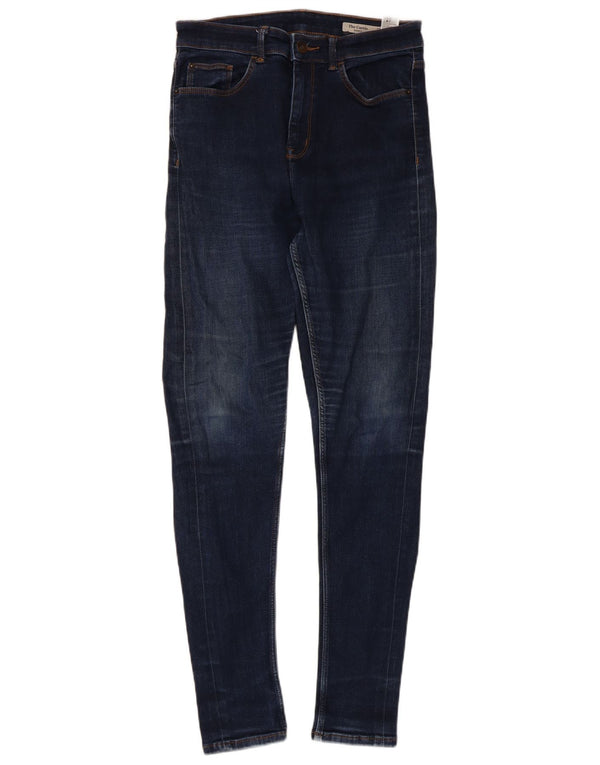 Marks & Spencer Damen Skinny Jeans UK 12 Medium W28 L29 Marineblau