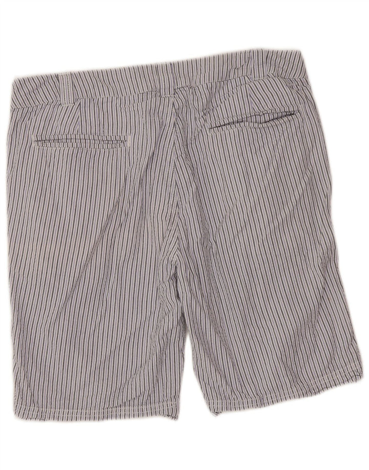 CHAMPION Damen Chino-Shorts, Größe S, W27, Lila, Nadelstreifen