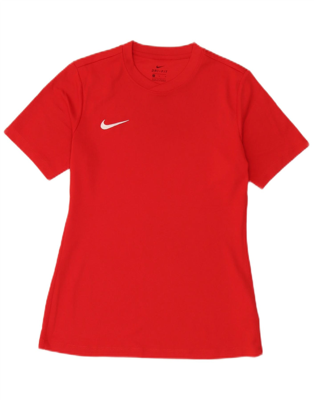 Nike Herren Dri Fit T-Shirt Top Mittelrotes Polyester