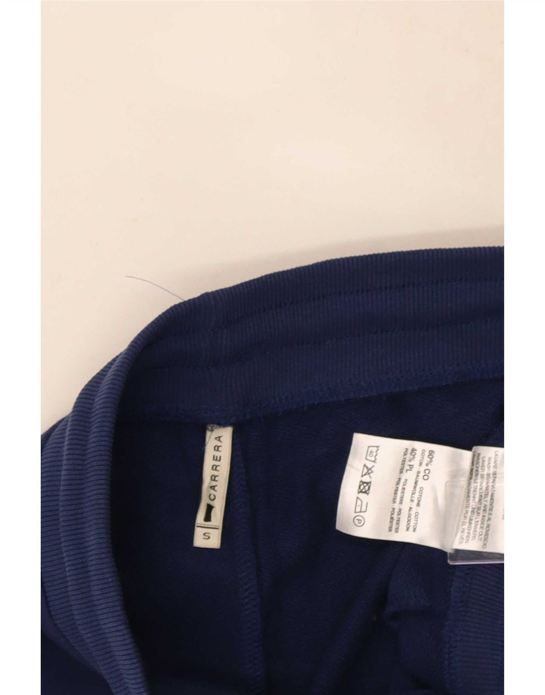 Carrera Herren-Trainingshose, Jogginghose, Größe S, marineblau, Baumwolle