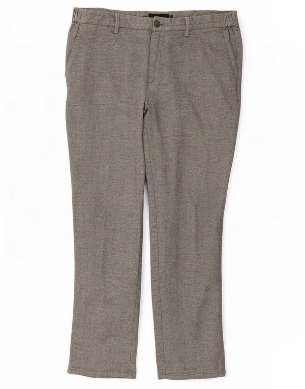 Massimo Dutti Herren Slim Fit Chinohose EU 44 Large W34 L28 Grau