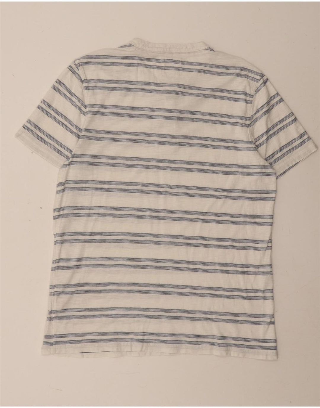 Fat Face Herren-T-Shirt aus Baumwolle, groß, weiß gestreift