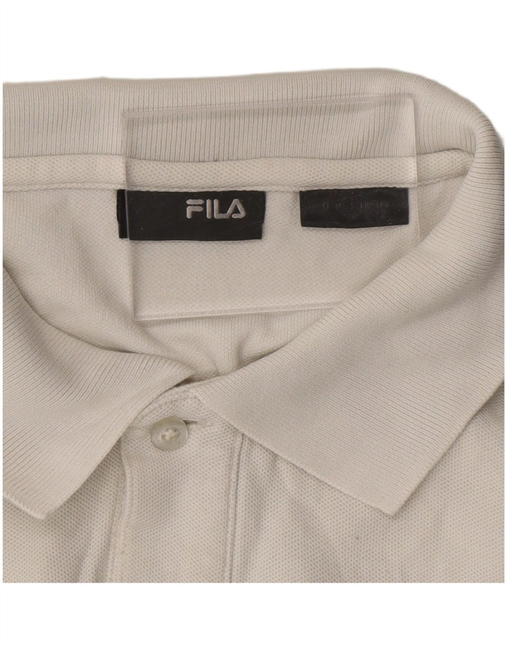 FILA Herren Poloshirt Mittelweiß