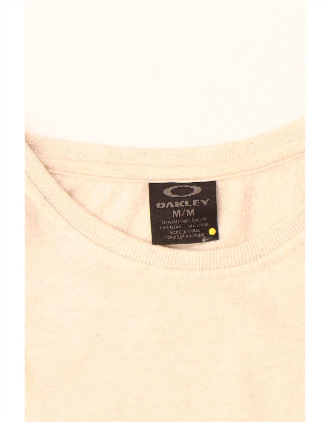 Oakley Herren-Sweatshirt-Pullover Medium Off White Flecked