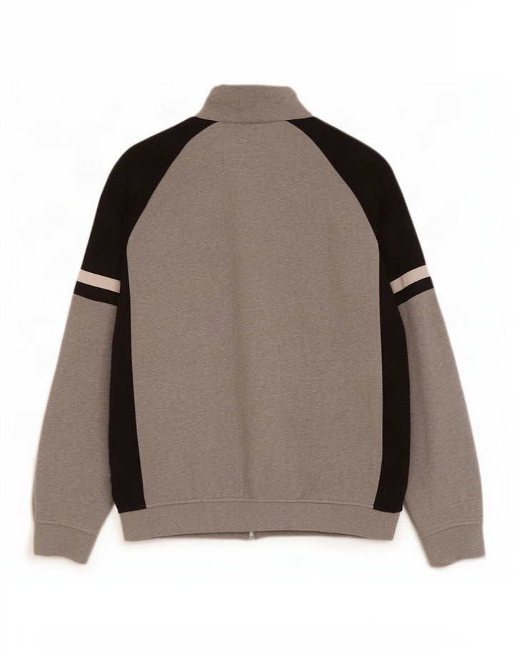 Champion Herren-Trainingsanzug-Oberteil, Jacke, XL, Grau, Colourblock-Baumwolle