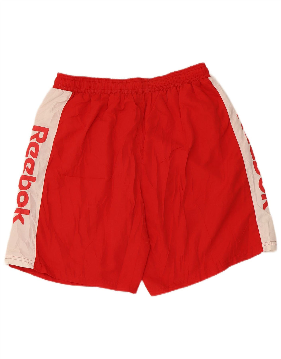 Reebok Herren Graphic Badeshorts XL Rot Colourblock