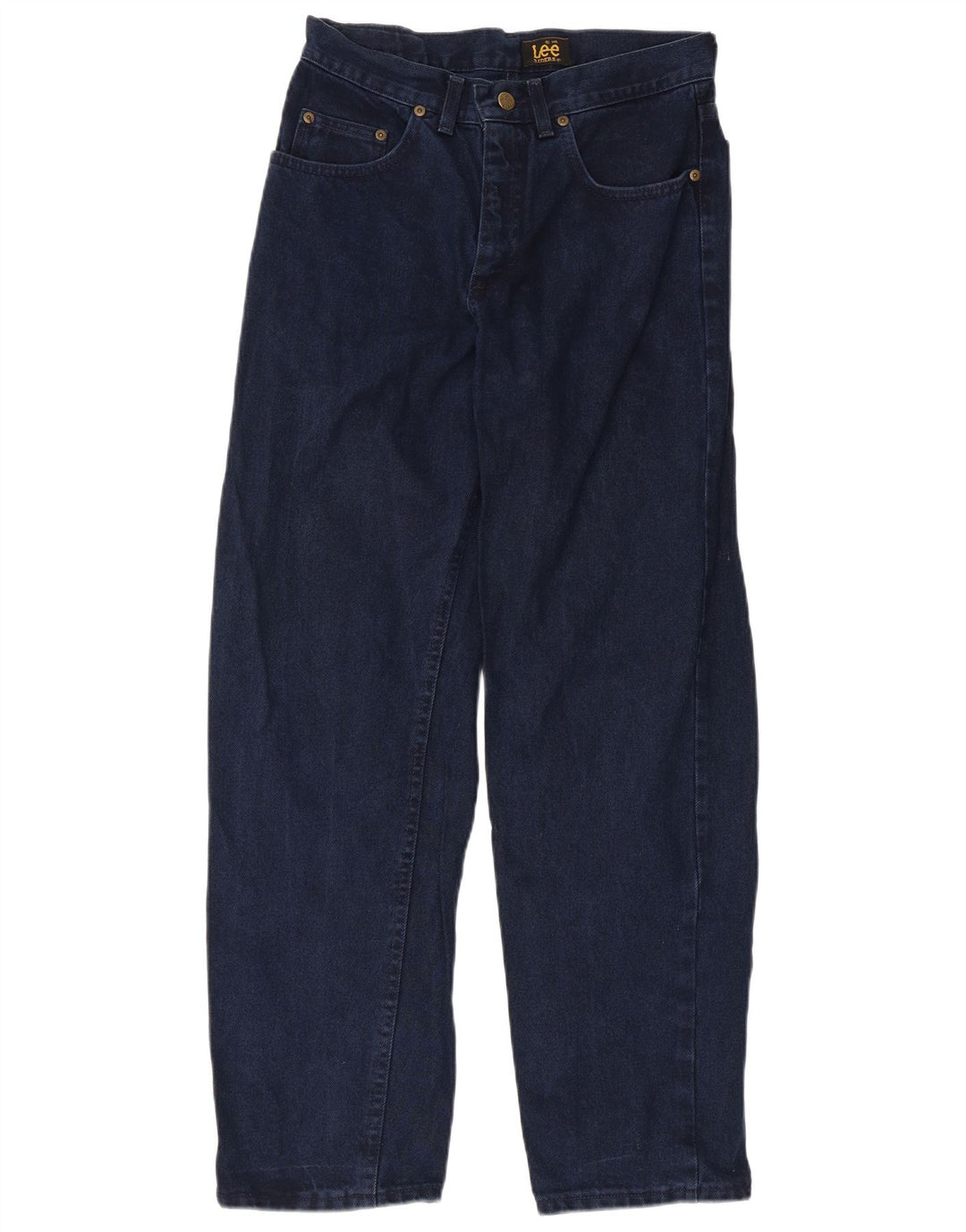 Lee Herren Riders Straight Jeans W30 L30 Marineblaue Baumwolle
