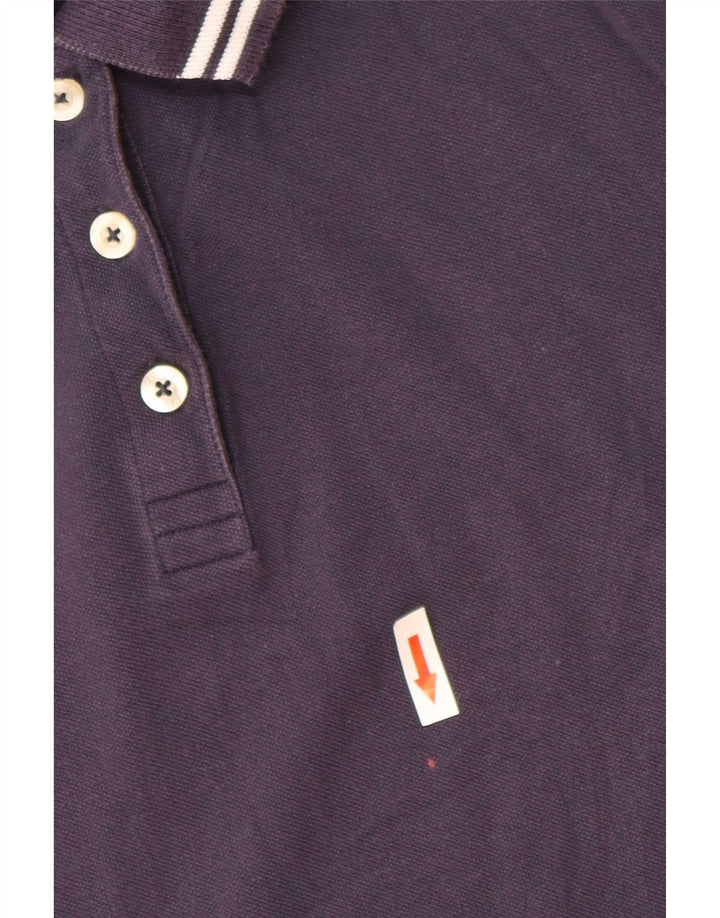 Kappa Damen Slim Poloshirt 2XL Marineblau gestreift