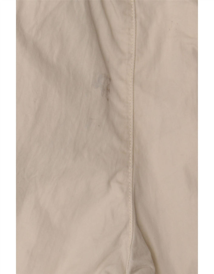 ZARA Herren Cargo-Shorts, Größe L, W32, weiße Baumwolle