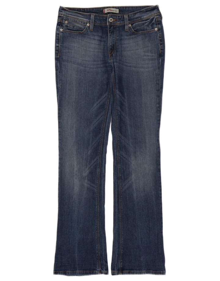Levi's Damen 572 Bootcut Jeans W31 L34 Blaue Baumwolle