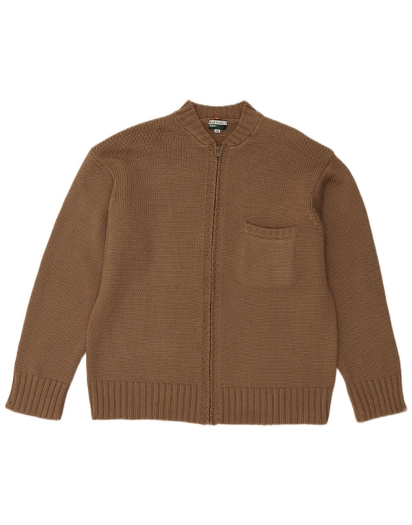 Paul Smith Damen Strickjacke UK 20 2XL Beige Wolle