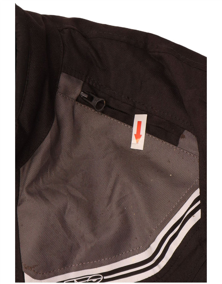 AXO Herren Motorstyle Racer Jacke UK 38 Mittelschwarzes Colourblock-Polyester
