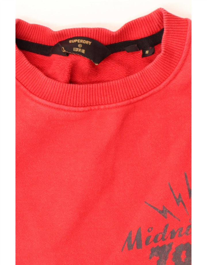 Superdry Herren Grafik-Sweatshirt-Pullover Mittelrot