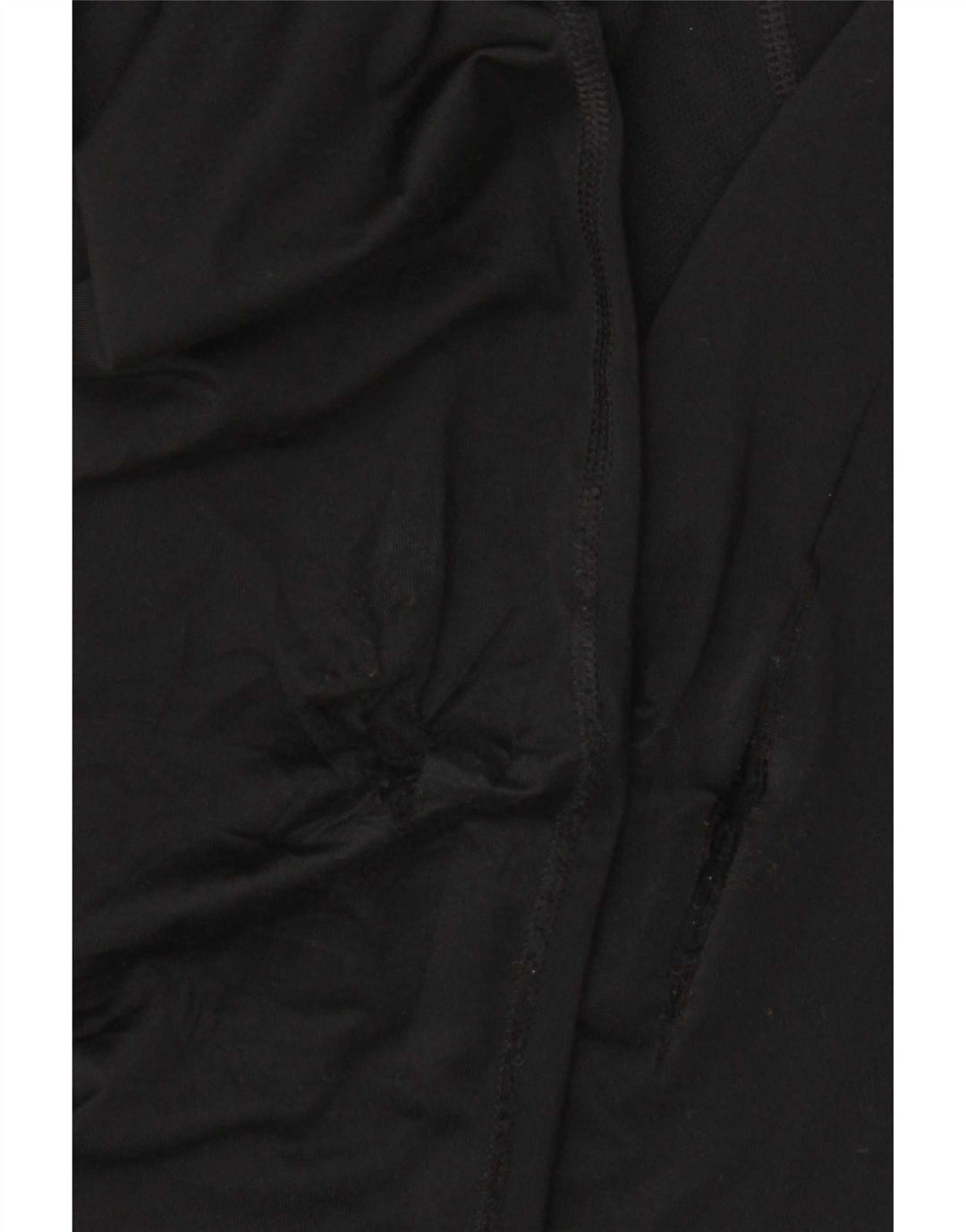 Nike Damen-Kompressionsoberteil, langärmlig, UK 10, Größe S, Schwarz, Polyester